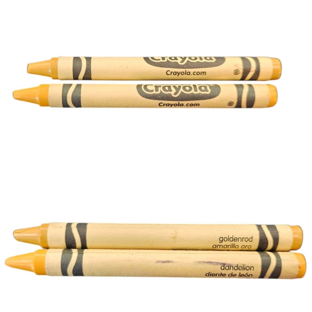 Retired Crayola Canyons Lot of 2 Dandelion and Goldenrod Rare Discontinued...